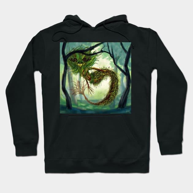 Forest mermaid Hoodie by Bertoni_Lee